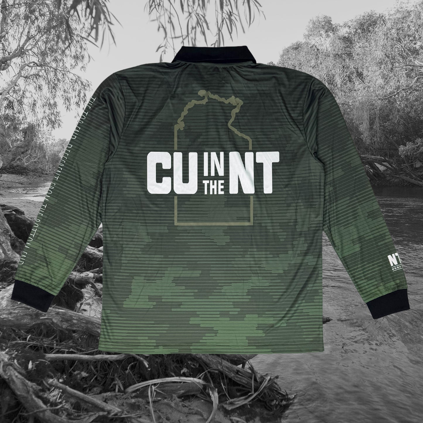 Pine Gap Camo Fishing Jersey