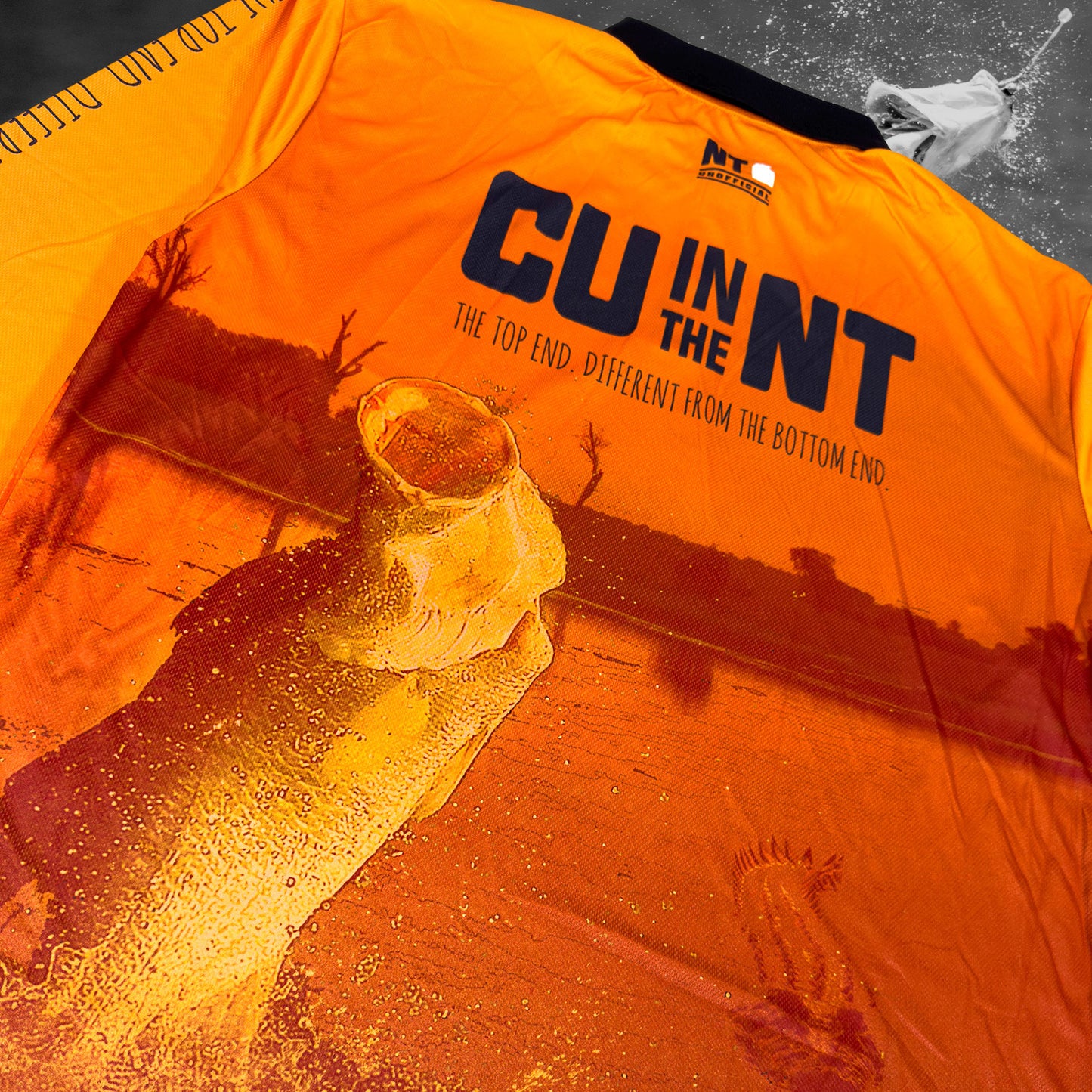 Orange Barra Fishing Jersey