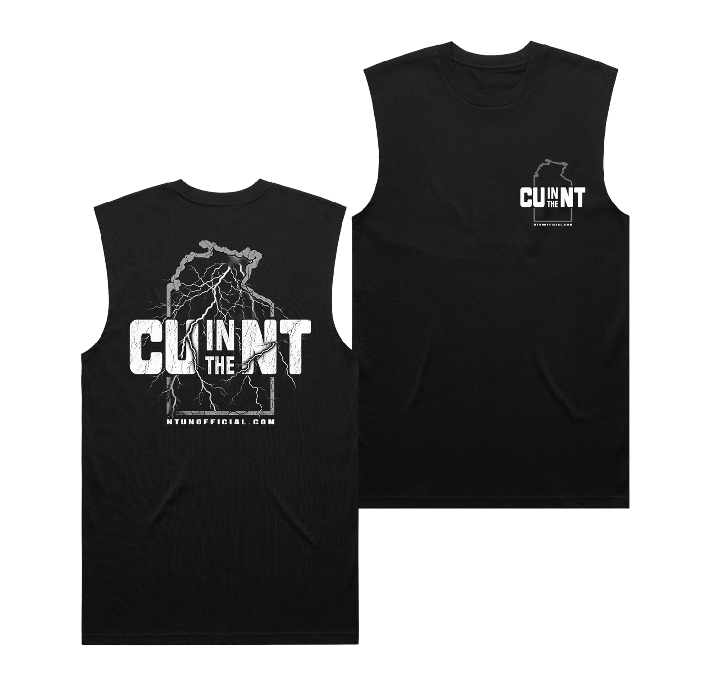 Monsoon Muscle Tee Black