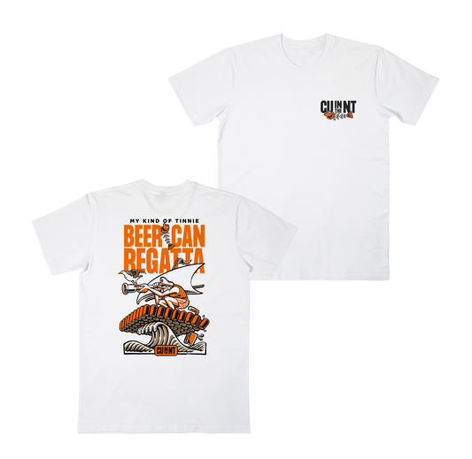 Beer Can Regatta Tee White