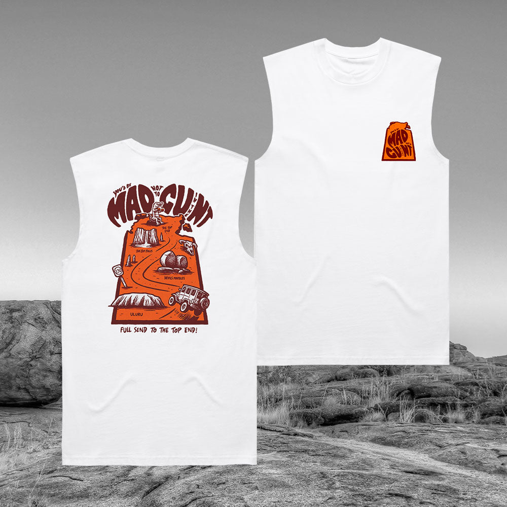 Mad Muscle Tee White
