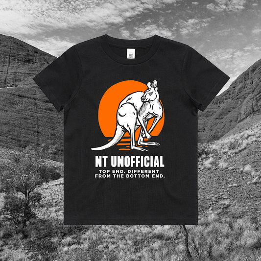 Roo V2 Kids Tee Black