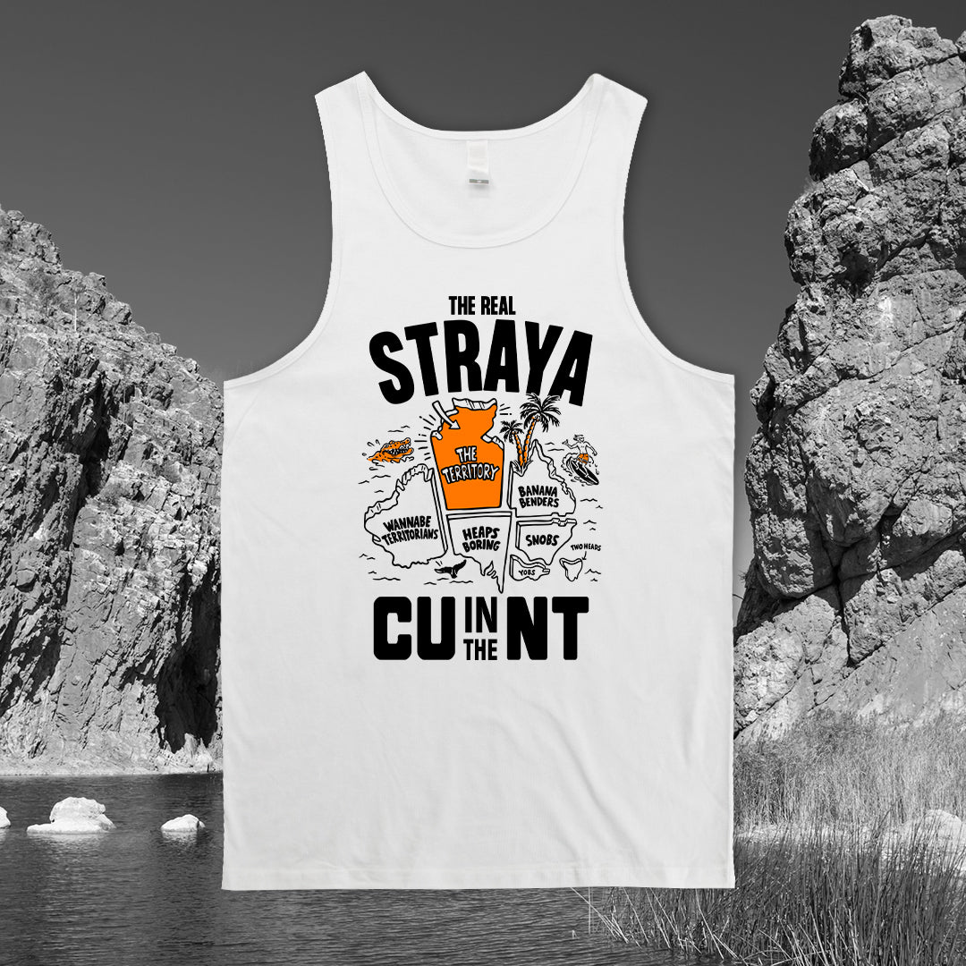 Straya 2025 Singlet White