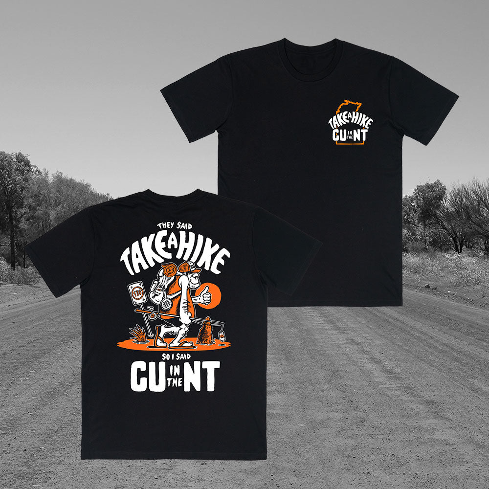 Take A Hike Tee Black