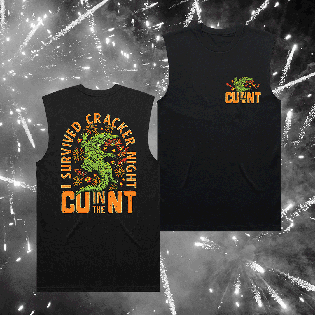 Cracker Night 26 Muscle Tee Black