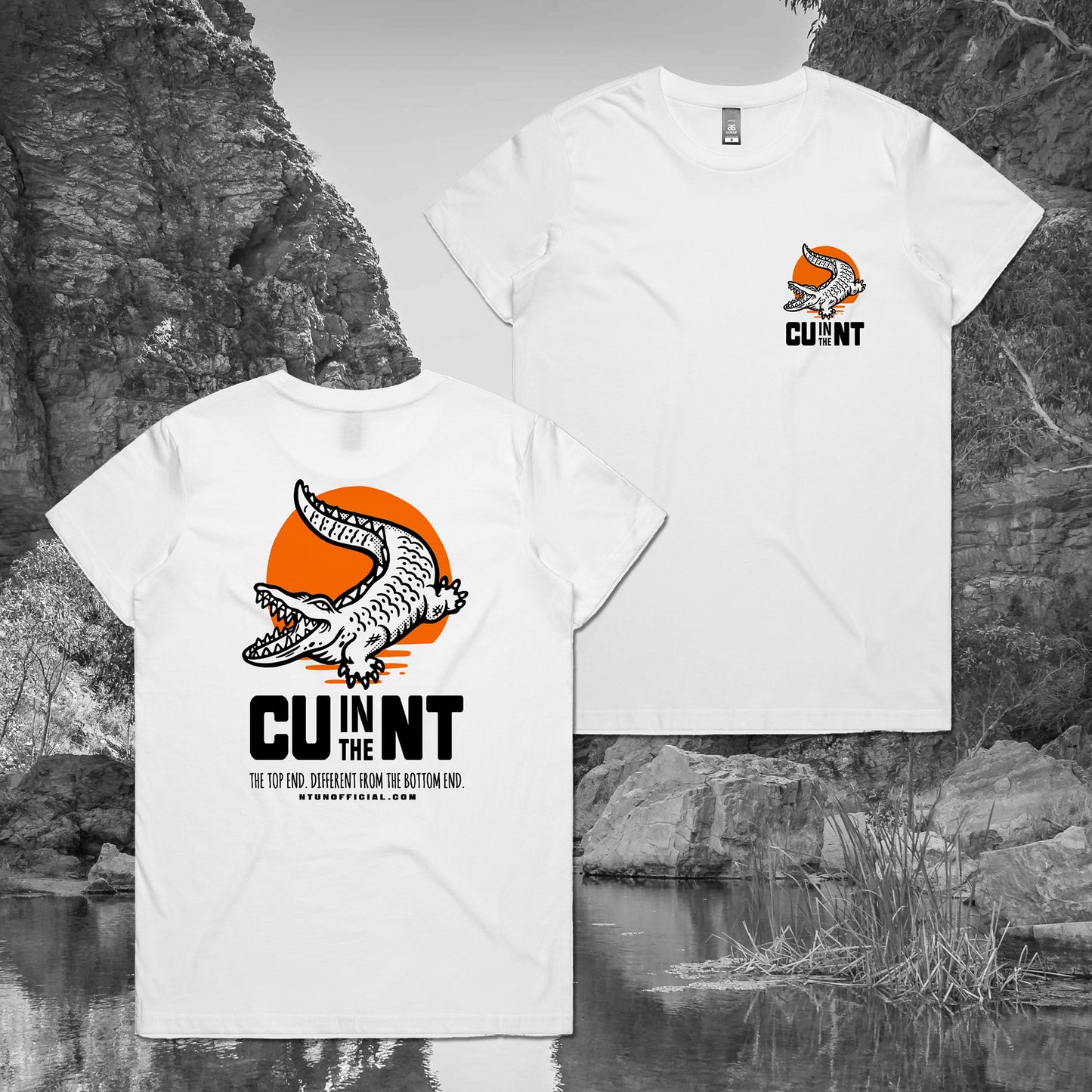 Croc V2 Ladies Tee White