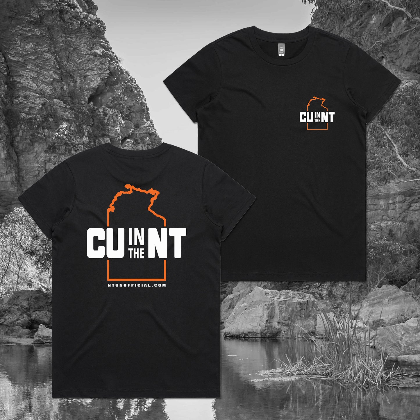 NT Territory Ladies Tee Black