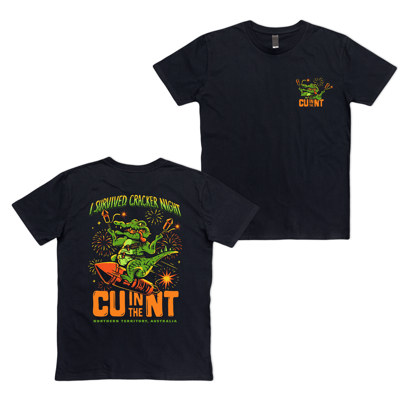 Cracker Night 2024 Tee Black Shirts & Tops NT Unofficial