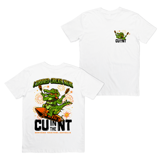 Cracker Night 2024 Tee White Shirts & Tops NT Unofficial