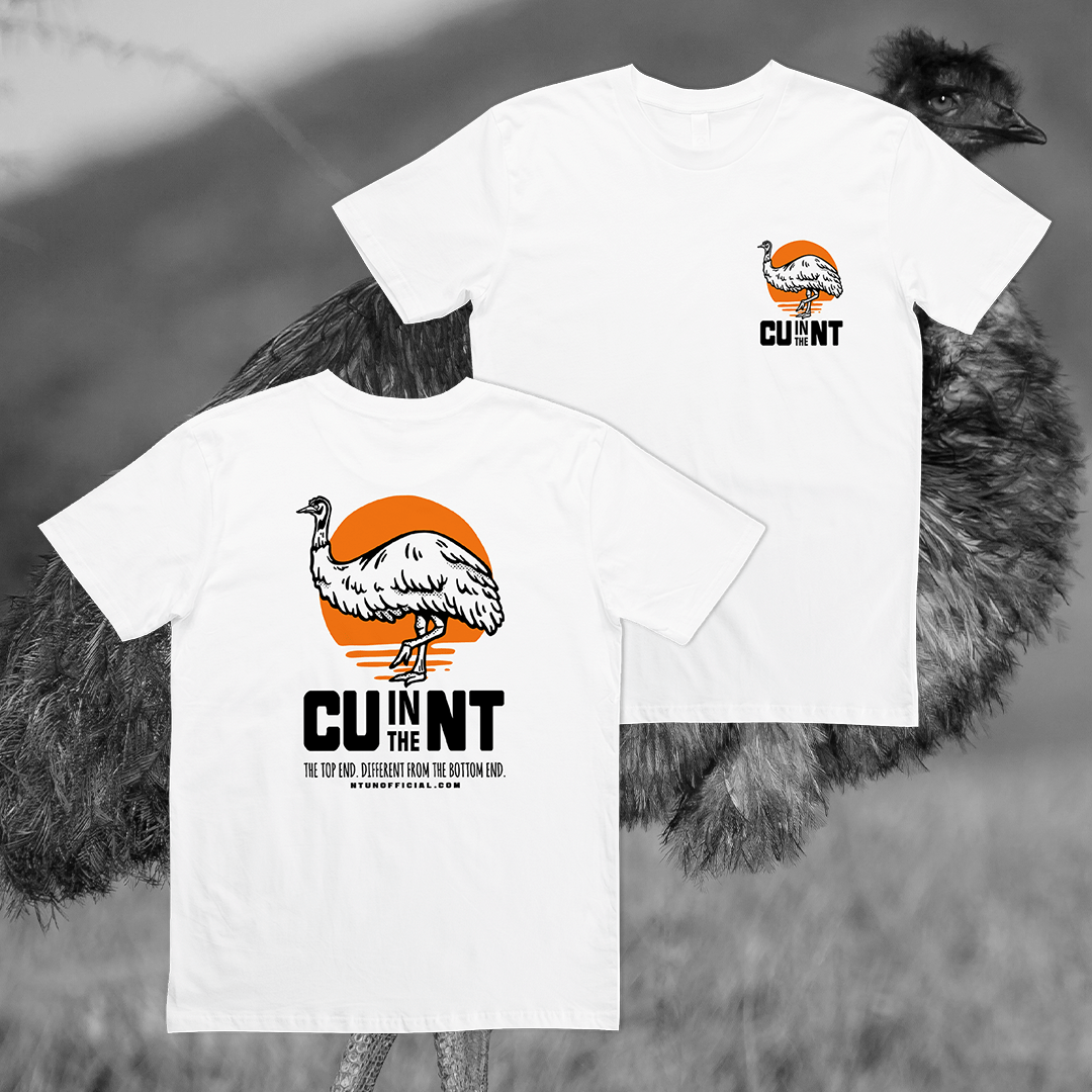 Emu V2 Tee White Shirts NT Unofficial