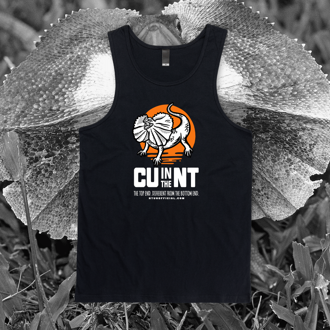 Frilled Lizard V2 Singlet Black Singlets NT Unofficial