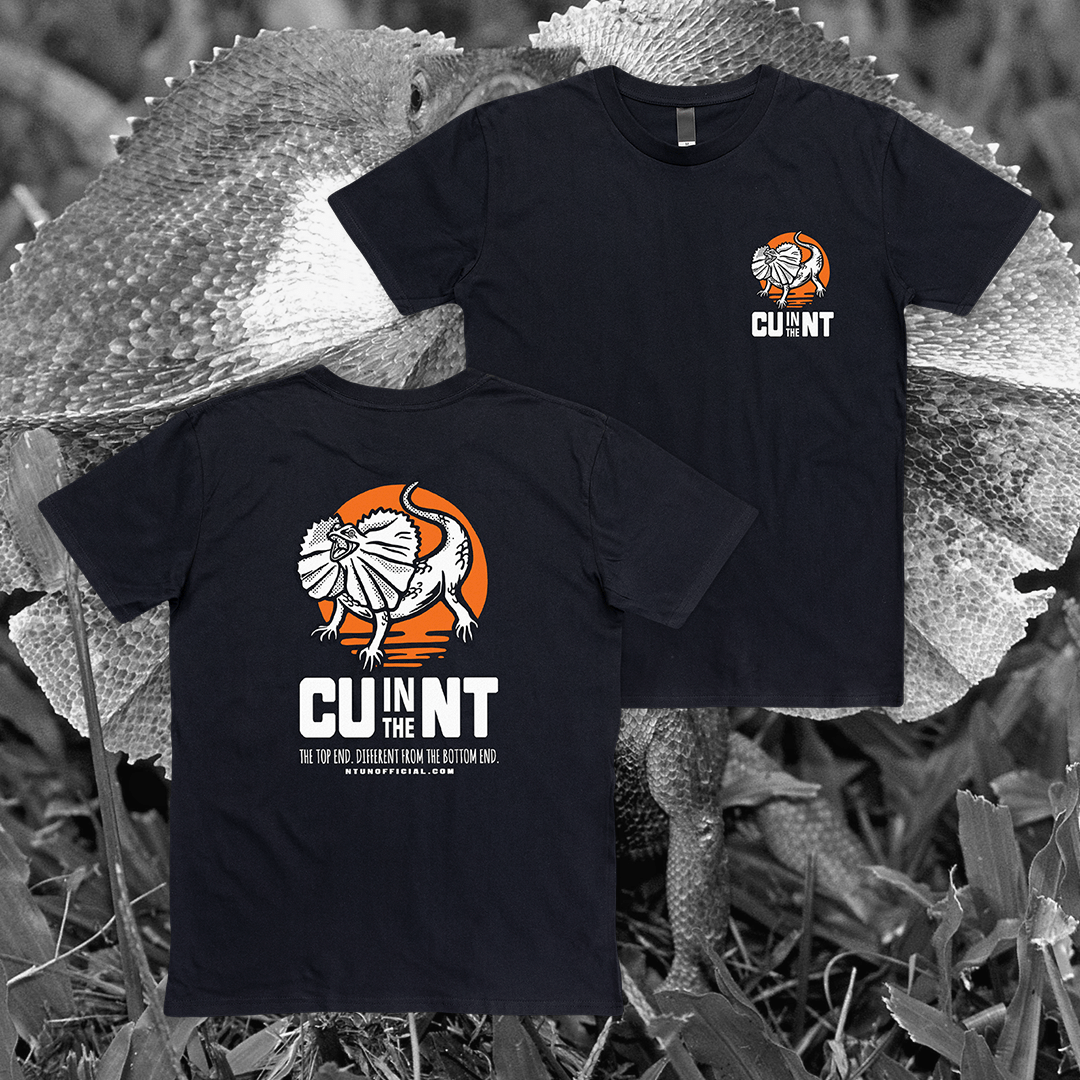 Frilled Lizard V2 Tee Black Shirts NT Unofficial