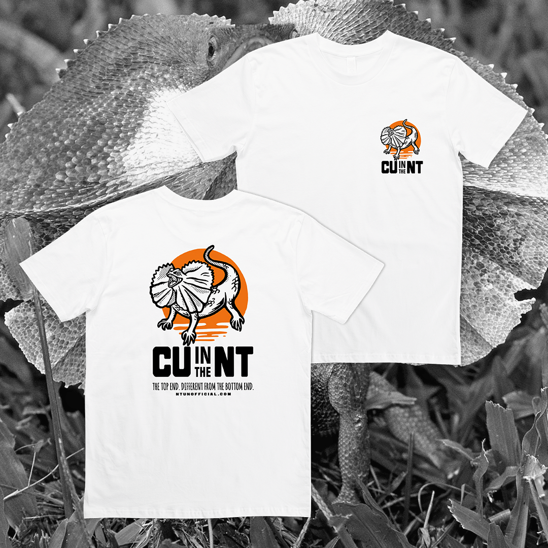 Frilled Lizard V2 Tee White Shirts NT Unofficial