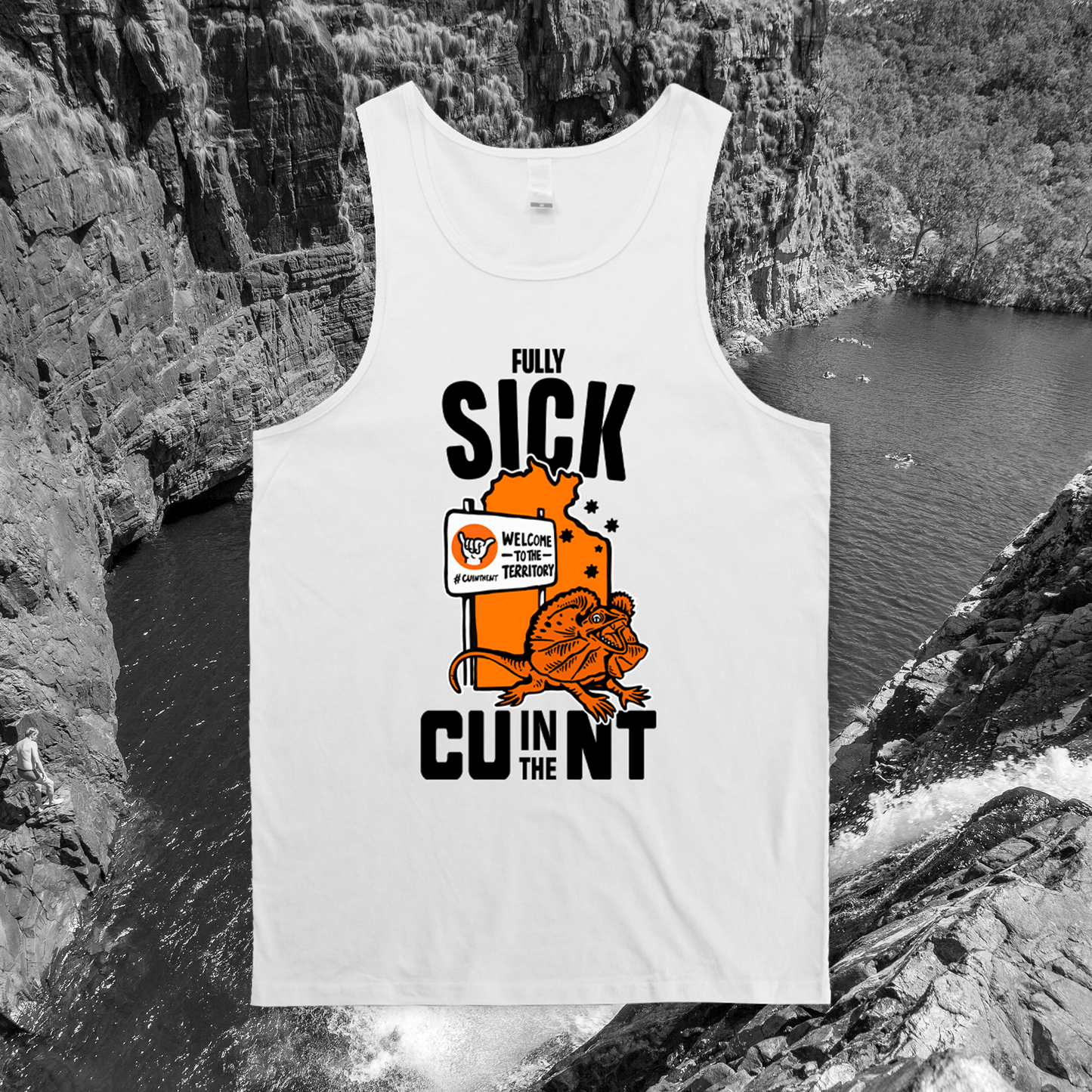 Fully Sick Singlet White Singlets NT Unofficial