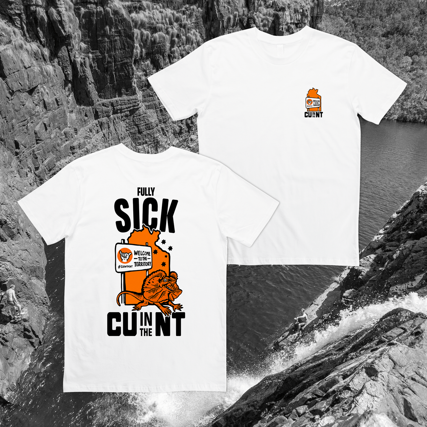 Fully Sick Tee White Shirts & Tops NT Unofficial