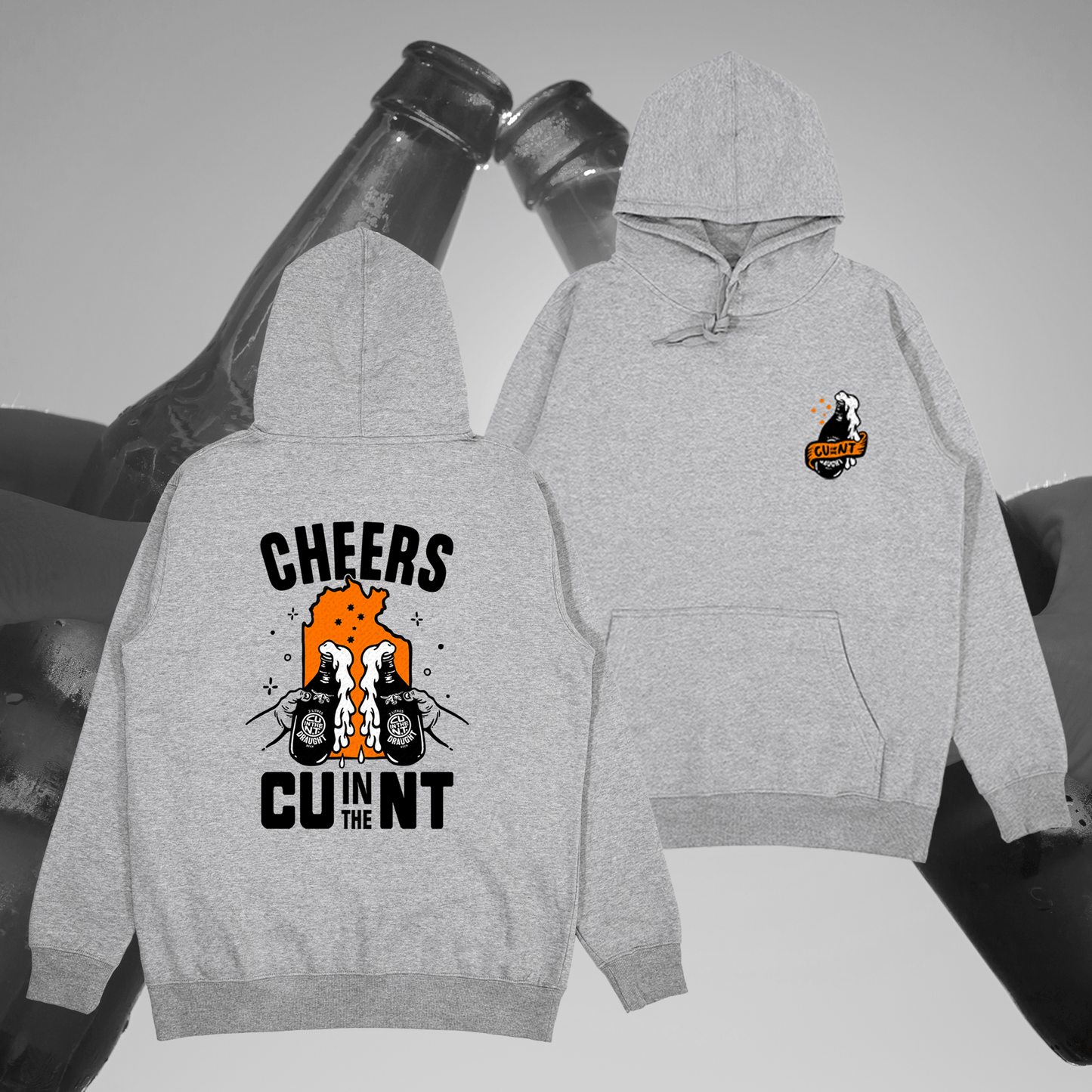 NT Cheers Hoodie Grey