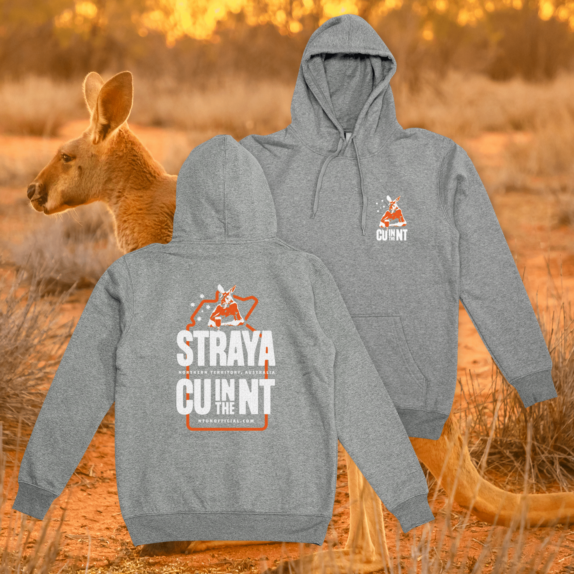 Straya CU in the NT Hoodie Grey