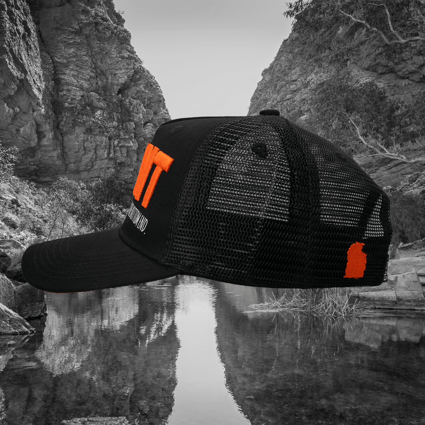 Territory Black Trucker Cap Trucker NT Unofficial