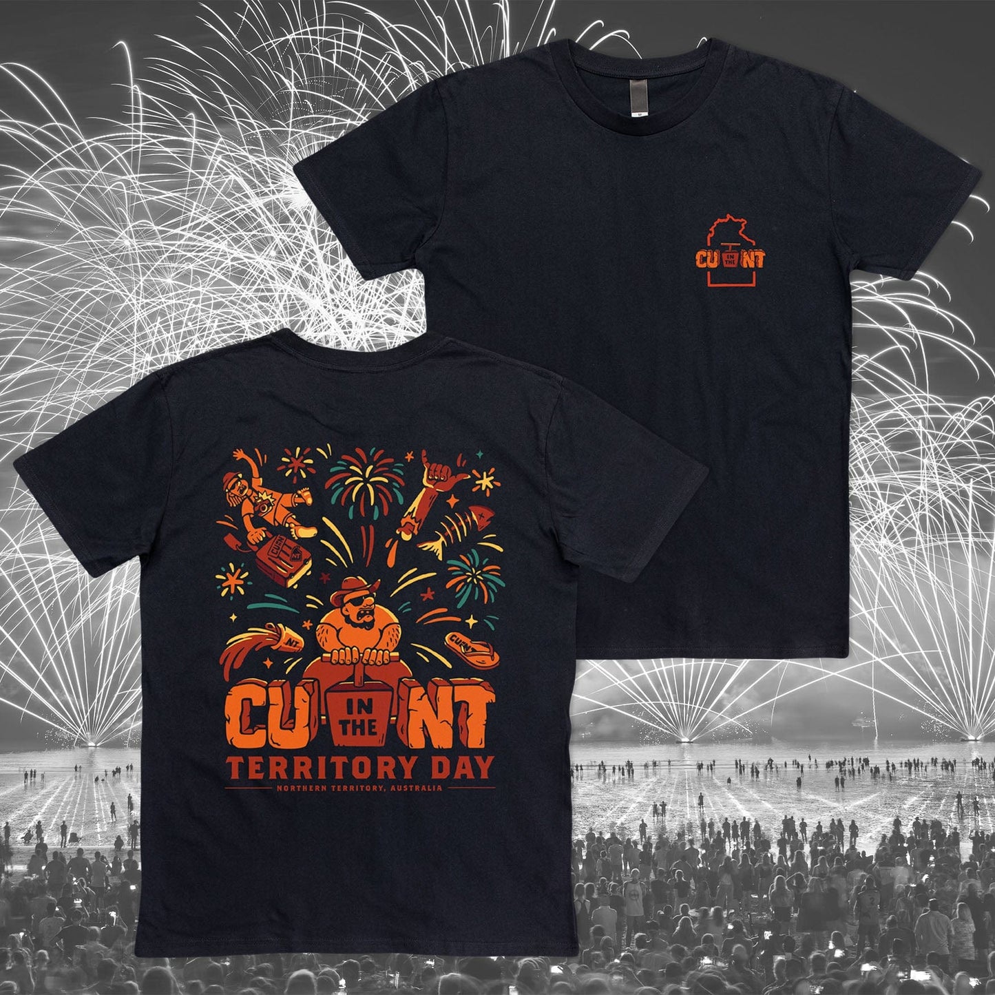 Territory Day 2023 Tee Black Shirts NT Unofficial