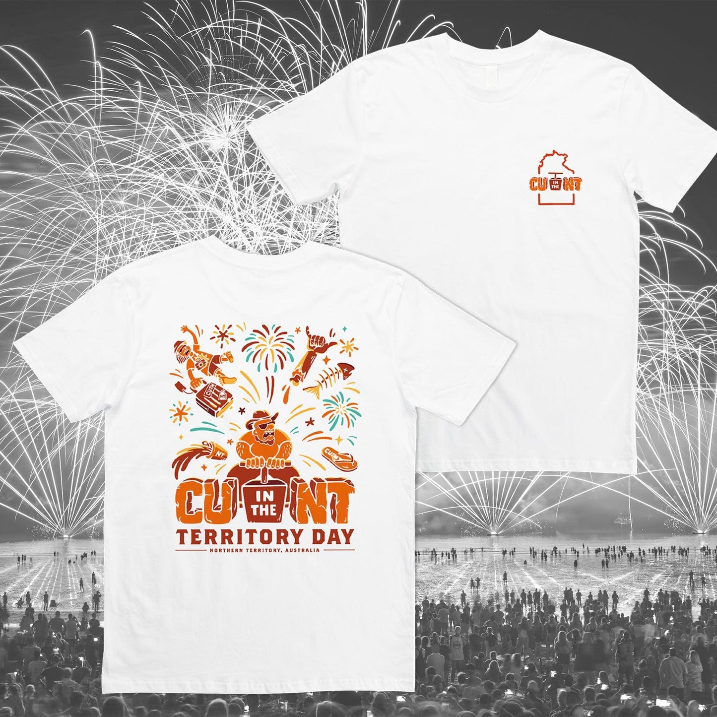 Territory Day 2023 Tee White Shirts & Tops NT Unofficial