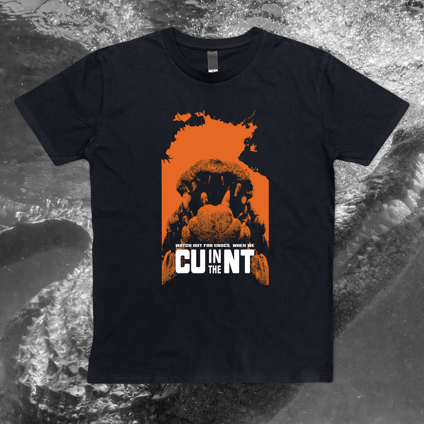 Watch For Crocs Tee - Black Shirts & Tops NT Unofficial