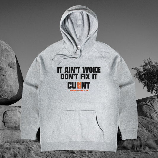 It Aint Woke Hoodie Grey