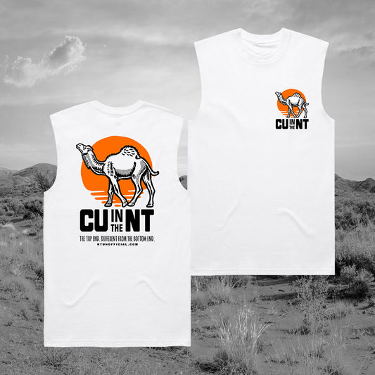 Camel V2 Muscle Tee White