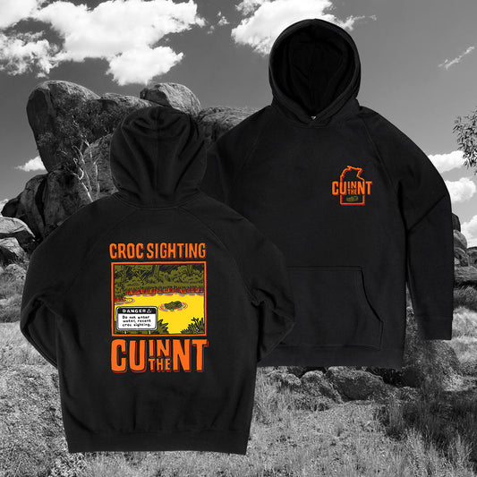 Croc Sighting Hoodie Black