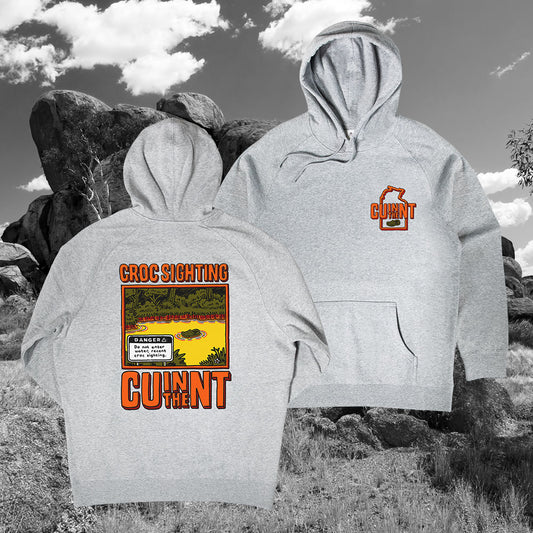 Croc Sighting Hoodie Grey