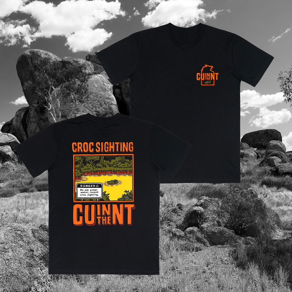 Croc Sighting Tee Black