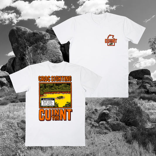 Croc Sighting Tee White