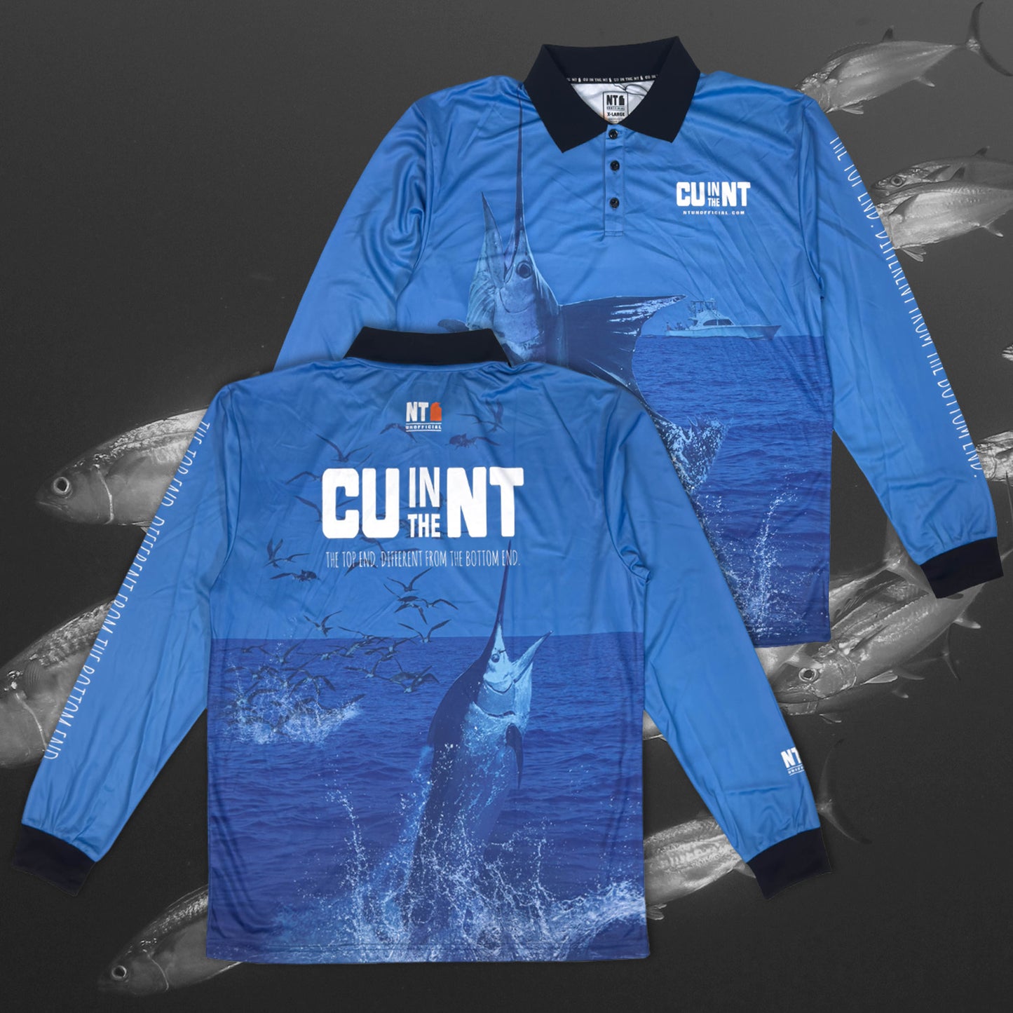 Blue Billfish Fishing Jersey
