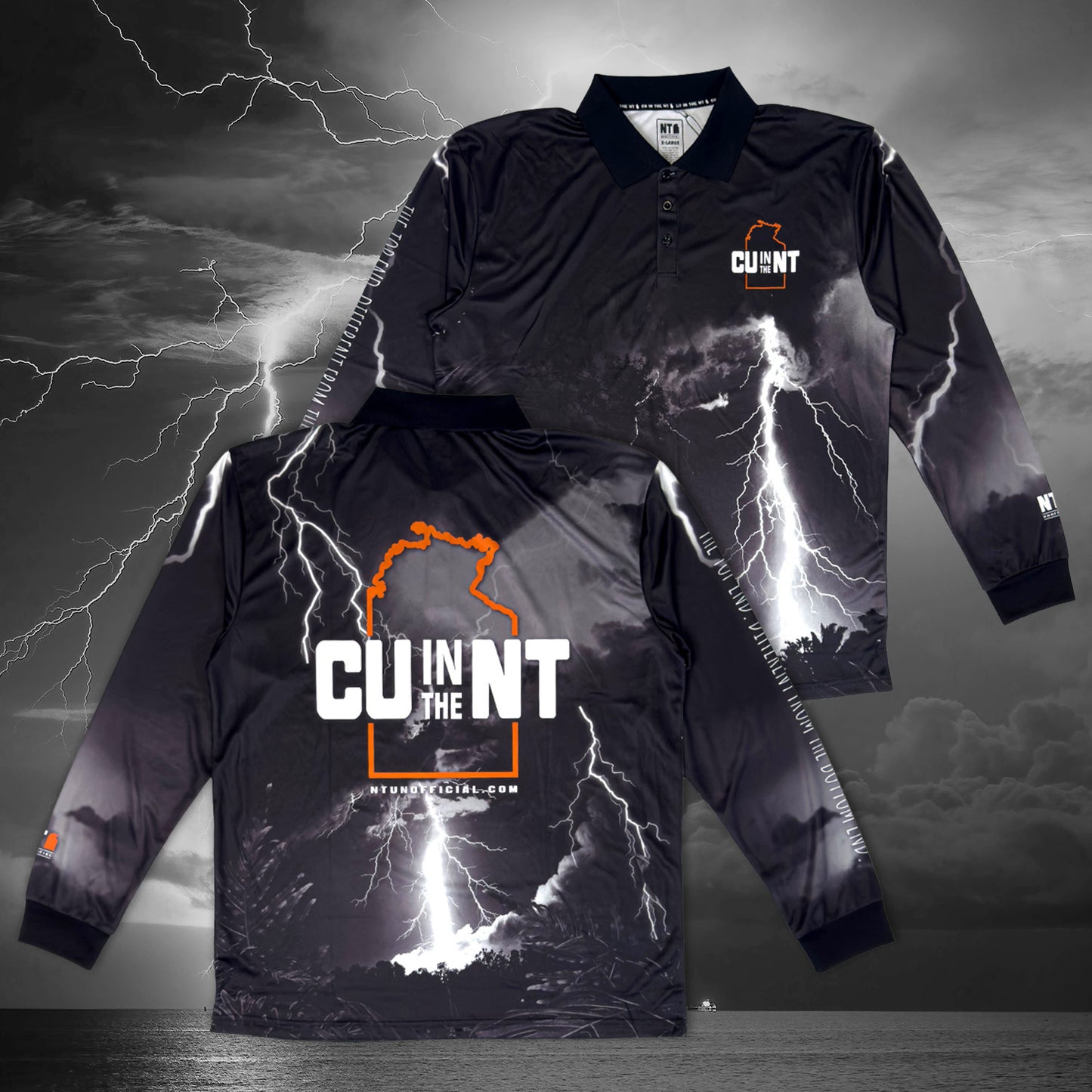 Monsoon Black Fishing Jersey