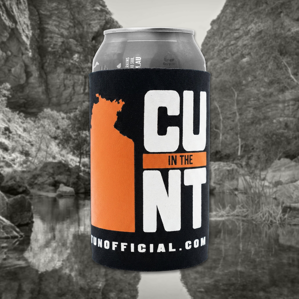CU in the NT Stubby Cooler - Black