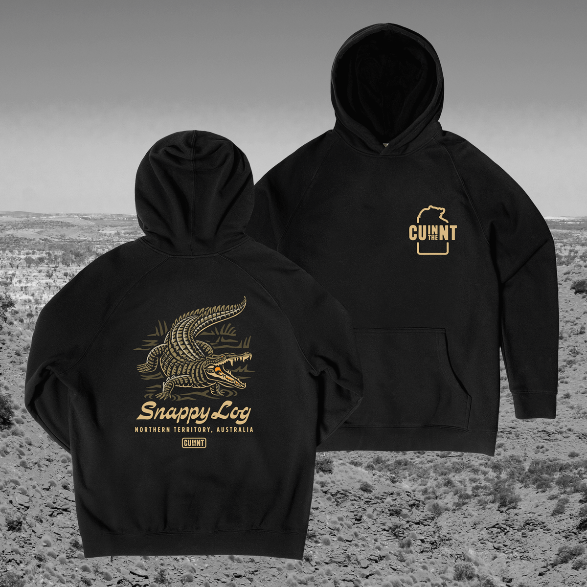 Snappy Log Hoodie