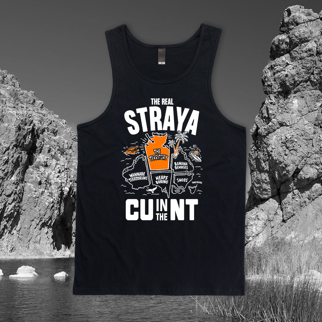 Straya 2025 Singlet Black
