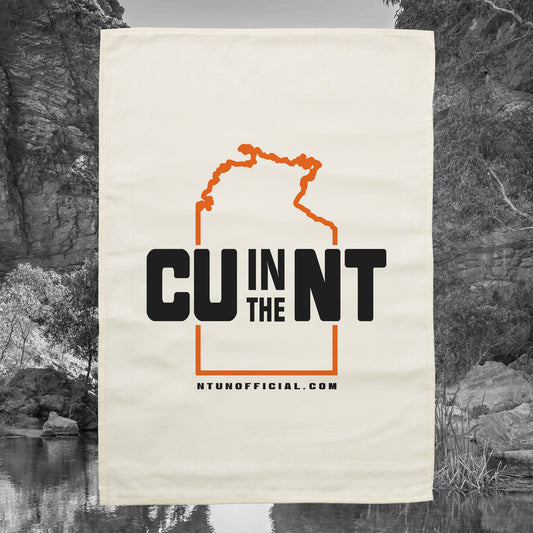 NT Territory Tea Towel Ecru