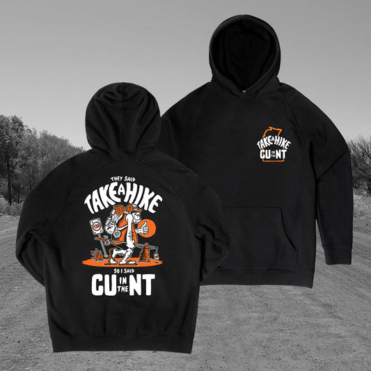 Take A Hike Hoodie Black