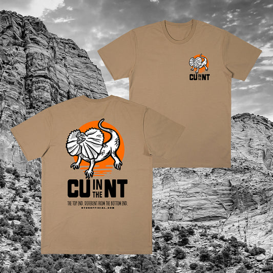 Frilled Lizard V2 Tee Tan