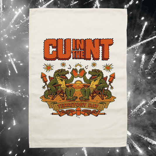 Territory Day 26 Tea Towel Ecru