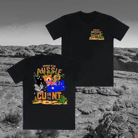 Aussie Proud Tee Black