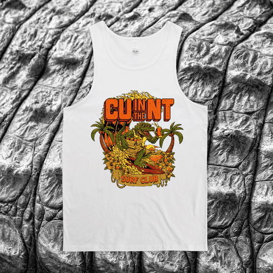 NT Surf Club Singlet White