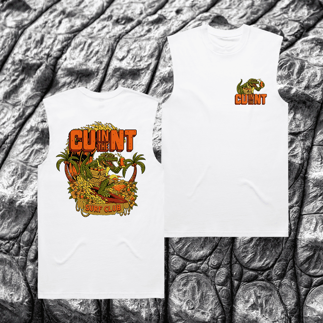 NT Surf Club Muscle Tee White
