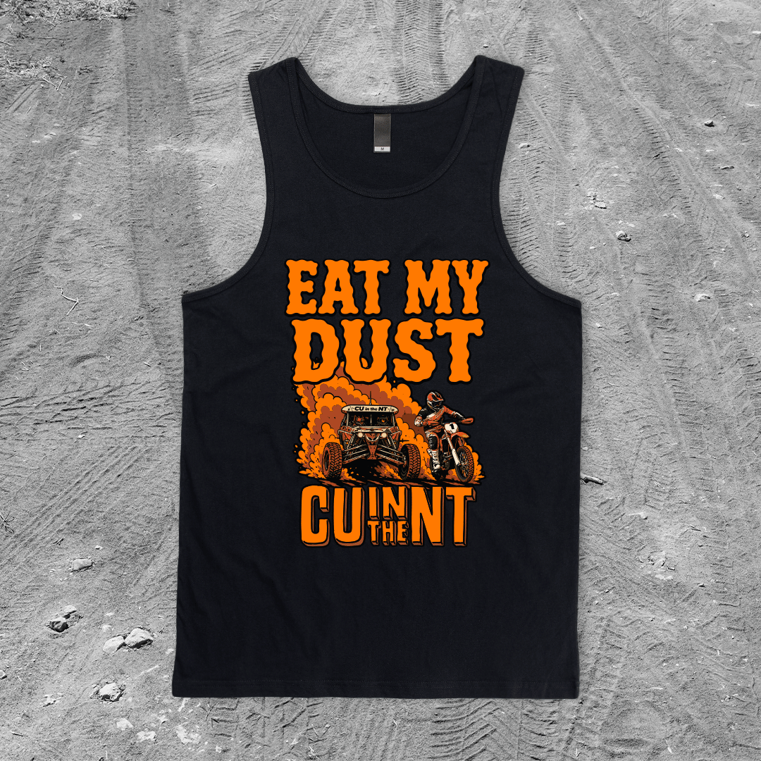 Eat My Dust Singlet Black