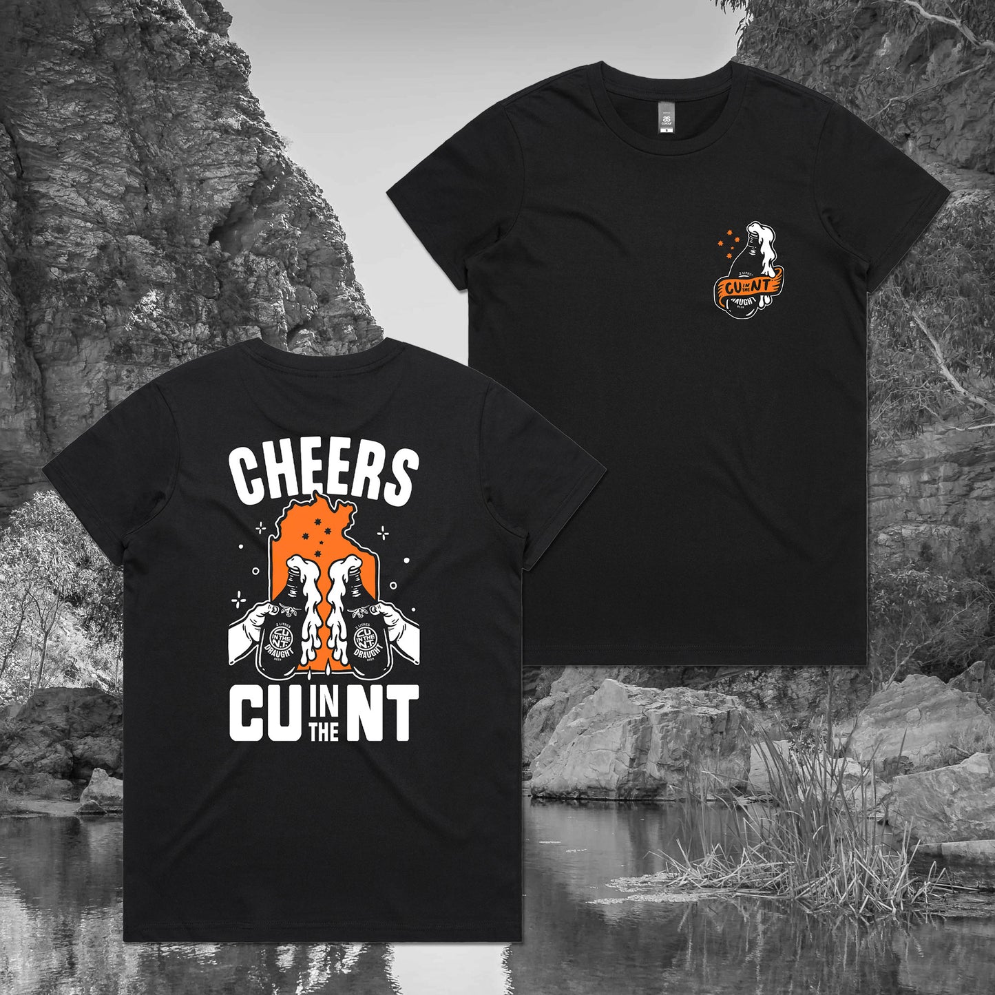 Cheers Ladies Tee Black