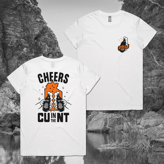 Cheers Ladies Tee White