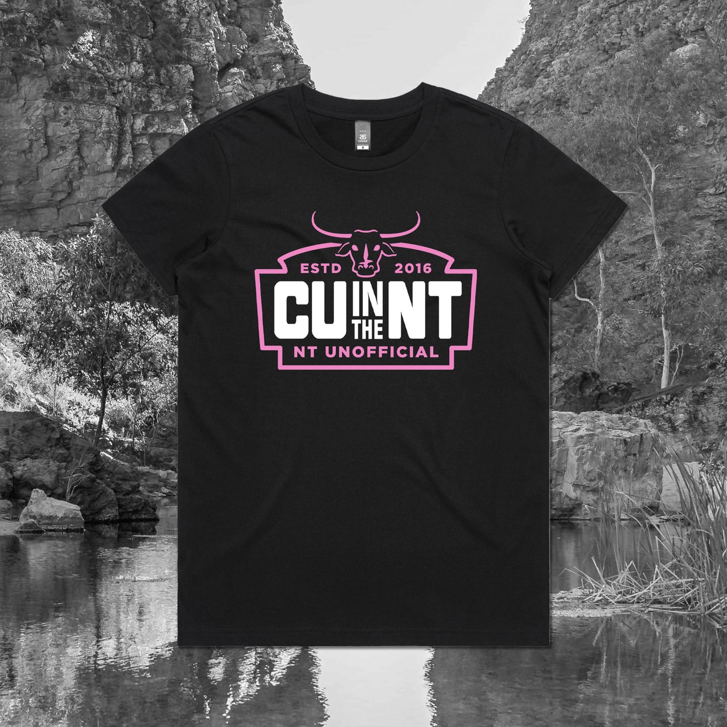 Daly Waters Ladies Tee Black