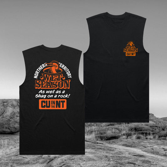 Wet Season Muscle Tee Black