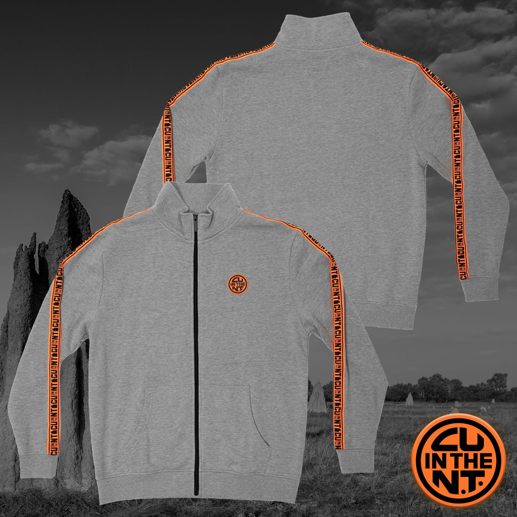 Draught Fleece Jacket Grey Outerwear NT Unofficial