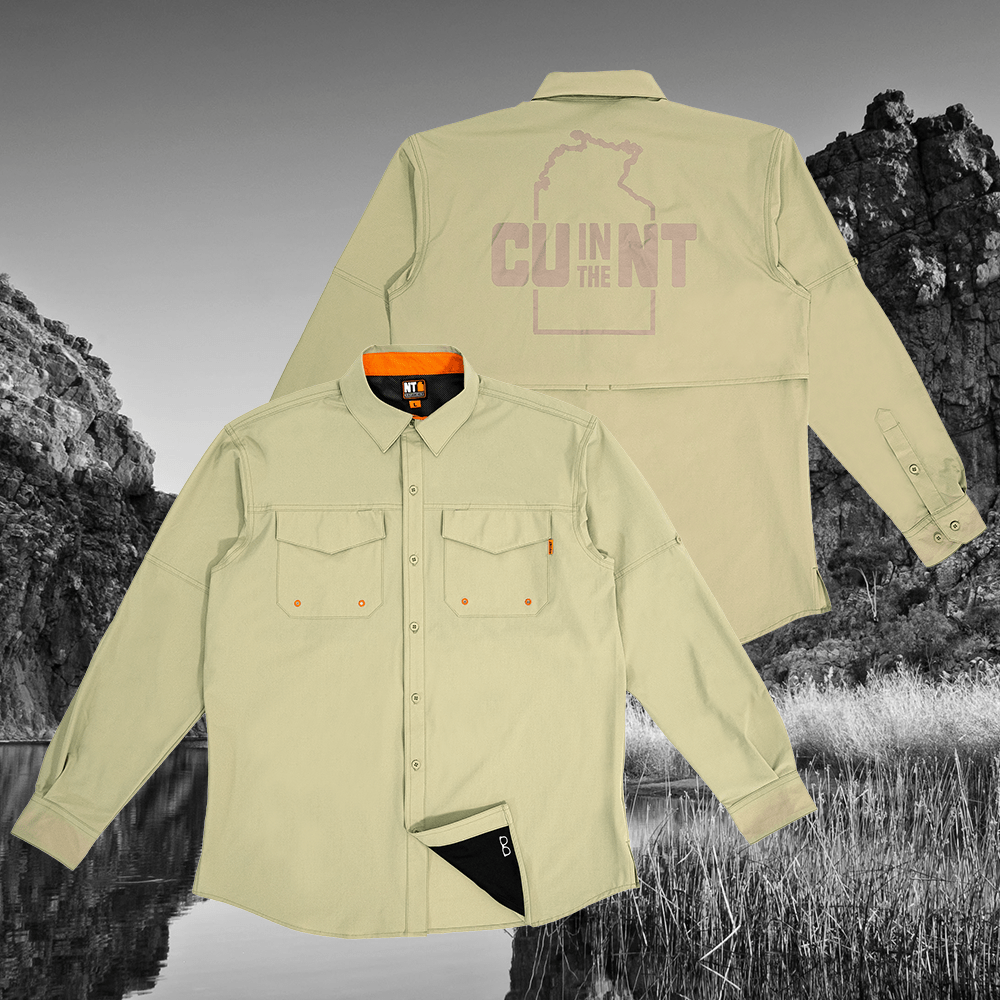 Long Sleeve Adventure Shirt Khaki NT Unofficial